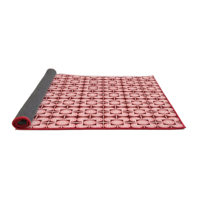 Thickness of Patterned Red Rug, pat2325rd