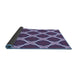 Thickness of Patterned Purple Rug, pat2327blu