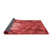 Thickness of Patterned Red Rug, pat233rd