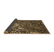 Thickness of Patterned Bronze Brown Rug, pat2334brn