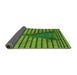 Thickness of Patterned Green Rug, pat234grn