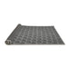 Thickness of Patterned Gunmetal Gray Rug, pat2341gry