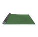 Thickness of Patterned Lime Green Rug, pat2345lblu