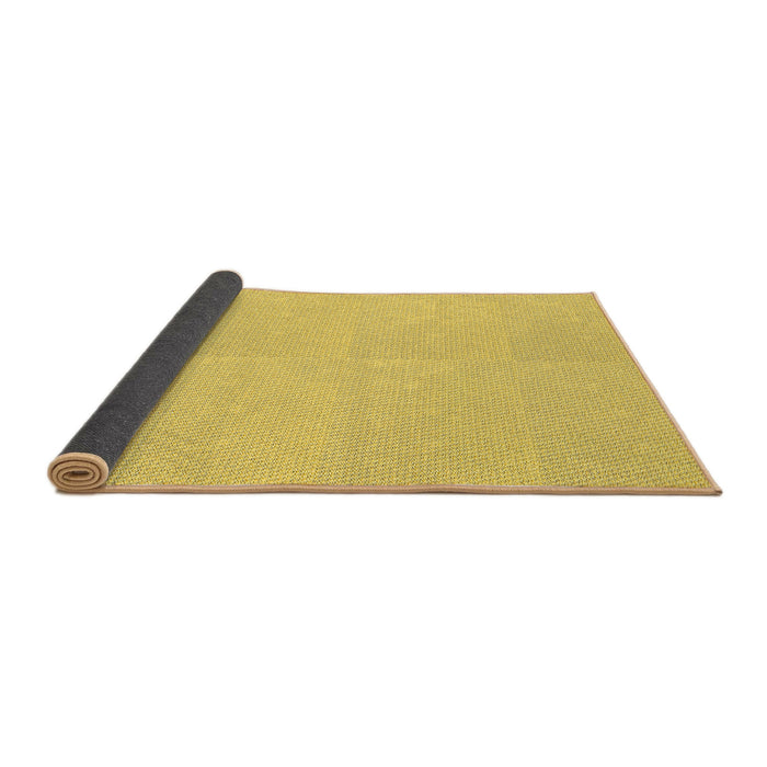 Thickness of Patterned Bold Yellow Rug, pat2347yw