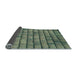 Thickness of Patterned Green Rug, pat235lblu