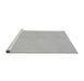 Sideview of Machine Washable Transitional Dark Gray Rug, wshpat2354gry