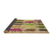 Thickness of Patterned Light Brown Rug, pat2363brn