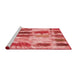 Machine Washable Transitional Light Coral Pink Rug in a Washing Machine, wshpat2363rd