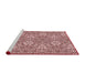 Sideview of Machine Washable Transitional Pink Rug, wshpat2364rd