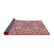 Thickness of Patterned Pink Rug, pat2364rd