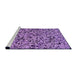 Sideview of Machine Washable Transitional Violet Purple Rug, wshpat2365pur