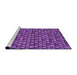 Sideview of Machine Washable Transitional Purple Rug, wshpat2366pur