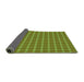 Thickness of Patterned Pistachio Green Rug, pat2368grn