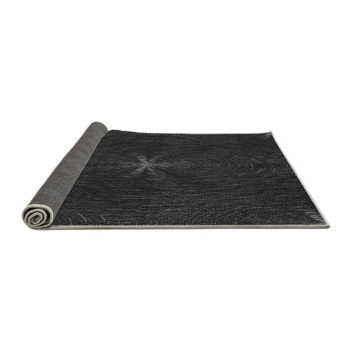Thickness of Patterned Midnight Gray Rug, pat2372gry