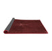 Thickness of Patterned Red Rug, pat2372rd