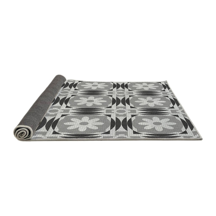 Thickness of Patterned Gray Rug, pat2373gry