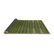 Thickness of Patterned Green Rug, pat2376brn