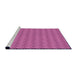 Sideview of Machine Washable Transitional Medium Violet Red Pink Rug, wshpat2378pur