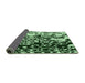 Thickness of Patterned Light Green Rug, pat2382grn