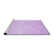 Sideview of Machine Washable Transitional Purple Rug, wshpat2389pur