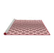 Sideview of Machine Washable Transitional Light Rose Pink Rug, wshpat2392rd