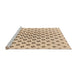 Sideview of Machine Washable Transitional Copper Brown Rug, wshpat2393org