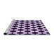 Sideview of Machine Washable Transitional Blossom Pink Rug, wshpat2395pur