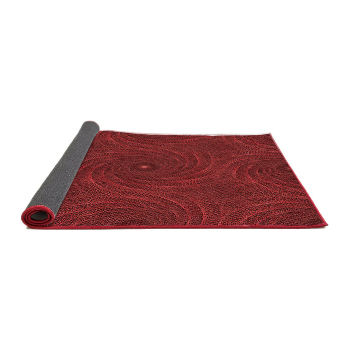 Thickness of Patterned Red Rug, pat2396rd