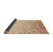 Thickness of Patterned Golden Blonde Gold Rug, pat2398brn