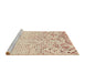 Sideview of Machine Washable Transitional Moccasin Beige Rug, wshpat2405brn