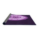 Thickness of Patterned Purple Rug, pat241pur