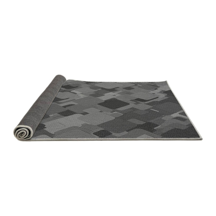 Thickness of Patterned Gray Rug, pat2410gry
