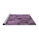 Sideview of Machine Washable Transitional Orchid Purple Rug, wshpat2410pur