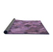 Thickness of Patterned Orchid Purple Rug, pat2410pur