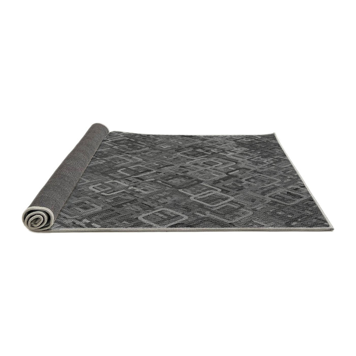 Thickness of Patterned Gray Rug, pat2411gry