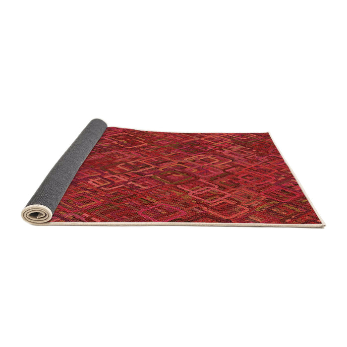Thickness of Patterned Red Rug, pat2411org