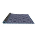 Thickness of Patterned Night Blue Rug, pat2415blu