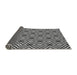 Thickness of Patterned Platinum Silver Gray Rug, pat2415gry