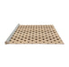 Sideview of Machine Washable Transitional Copper Brown Rug, wshpat2416org