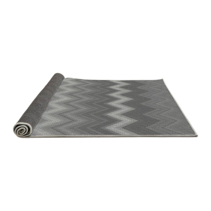 Thickness of Patterned Gray Rug, pat2417gry