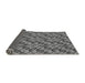 Thickness of Patterned Dark Gray Rug, pat2420gry