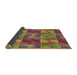 Thickness of Patterned Brown Rug, pat2421brn