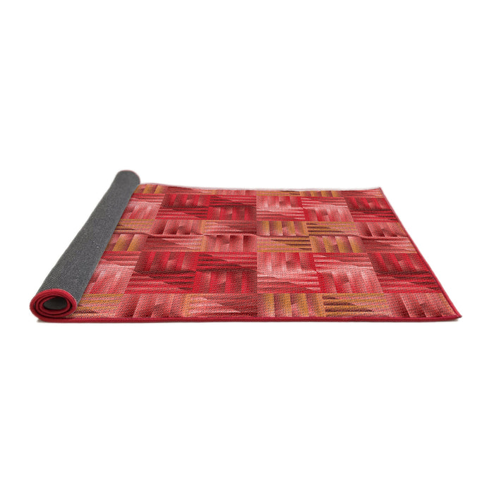 Thickness of Patterned Red Rug, pat2421rd