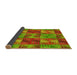 Thickness of Patterned Pistachio Green Rug, pat2421yw