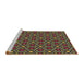 Sideview of Machine Washable Transitional Brown Rug, wshpat2422brn