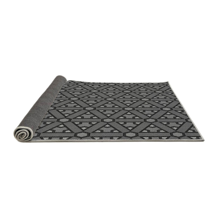 Thickness of Patterned Gray Rug, pat2422gry