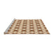 Sideview of Machine Washable Transitional Golden Blonde Gold Rug, wshpat2424org