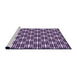 Sideview of Machine Washable Transitional Dark Purple Rug, wshpat2426pur