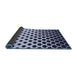 Thickness of Patterned Blue Rug, pat2427blu