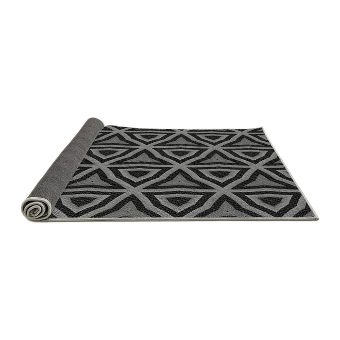 Thickness of Patterned Gray Rug, pat2430gry